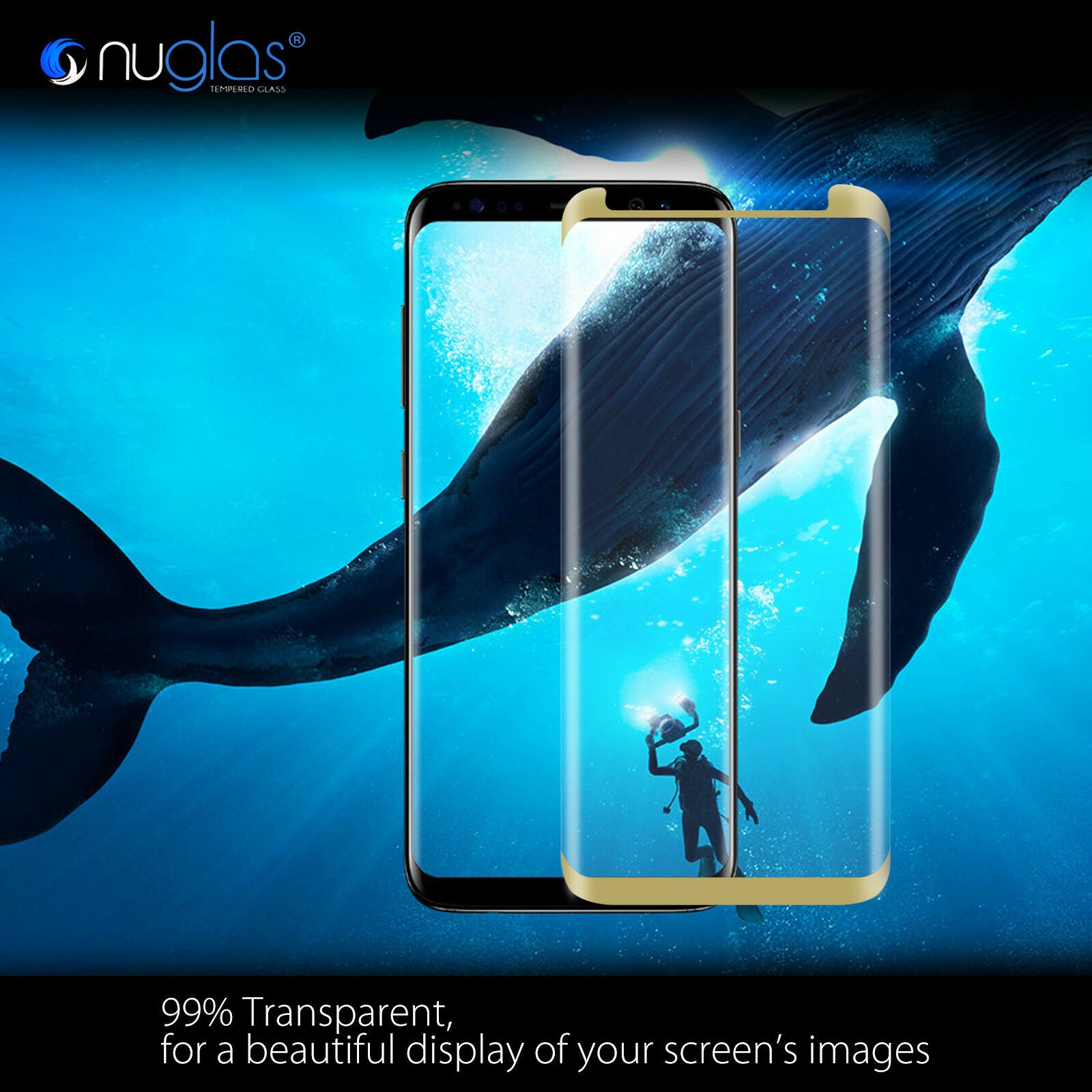 Nuglas Tempered Glass Screen Protector for Samsung Galaxy - Eastlakes Electronics